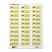 Owl Return Address Labels (Full Sheet)