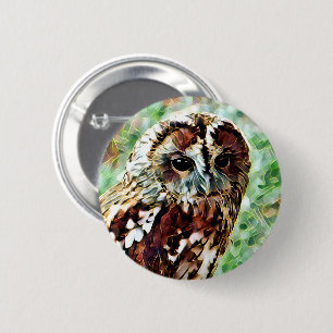 OWL RONDE BUTTON 5,7 CM