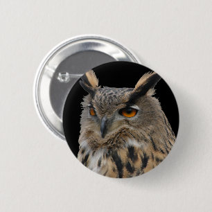Owl Ronde Button 5,7 Cm