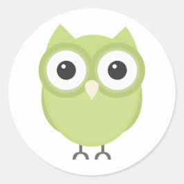 Owl Ronde Sticker