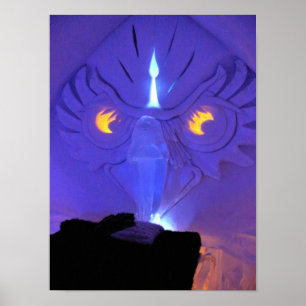 Owl Room, Hotel de Glace, Quebec, Canada Poster