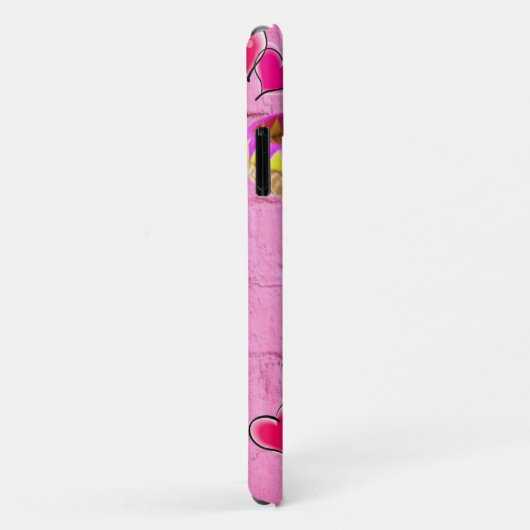 Owl roze Iphone-draagtas Case-Mate iPhone Case (Achterkant/rechts)