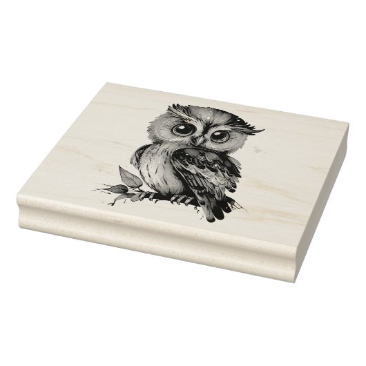 Owl Rubberstempel (Stempel)