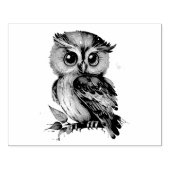 Owl Rubberstempel (Afrduk)