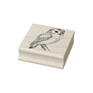Owl Rubberstempel