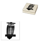 Owl Rubberstempel (Gestempeld)