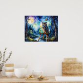 Owl schilderen poster (Keuken)