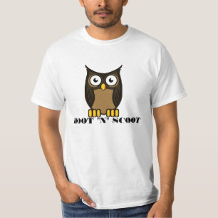 OWL SCOWL- HOOT "N"-SCOOT T-SHIRT