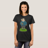 Owl Secretary Glasses T-shirt (Voorkant volledig)