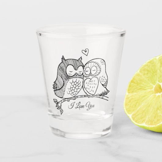 Owl Shot Glas (Voorkant)