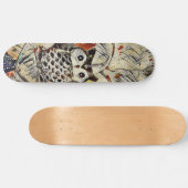 Owl Skateboard (Horizontaal)