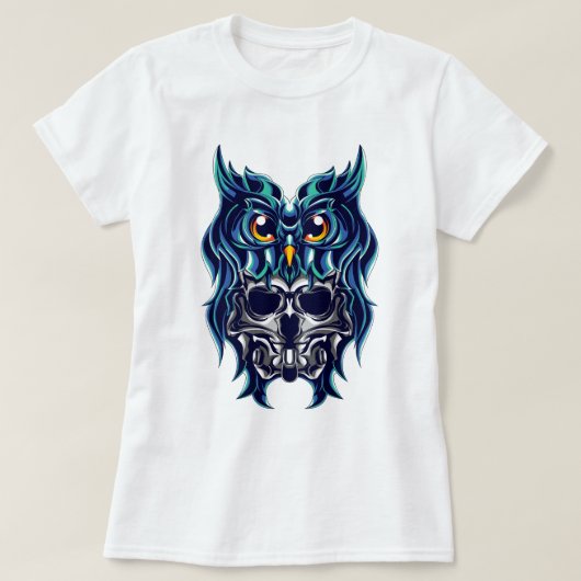 Owl Skull T-shirt (Design voorkant)