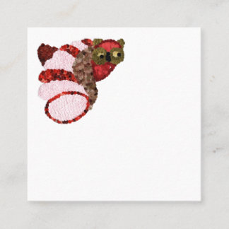 Owl Square Appointment Card Afsprakenkaartje