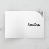 Owl & Squirrel III Greeting Card Kaart (Binnen)