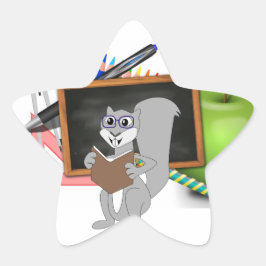 Owl Squirrel Smart School Teacher Destiny Class Ster Sticker