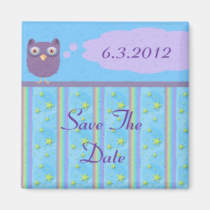 Owl Star Birthday Celebration Magneet