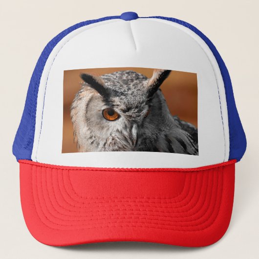 Owl Stare Trucker Pet (Voorkant)