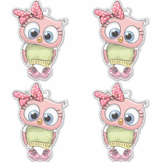 Owl Sticker (Voorkant)