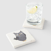 Owl Stone Onderzetter (Zijkant)