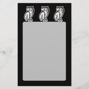 Owl Symbool White Flyer