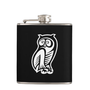 Owl Symbool White Heupfles