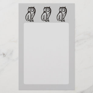 Owl Symbool zwart Flyer