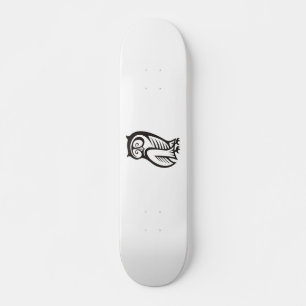 Owl Symbool zwart Skateboard