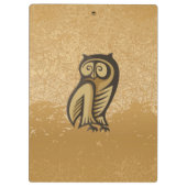 Owl Symboolkleur Klembord (Achterkant)