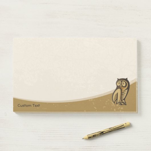 Owl Symboolkleur Post-it® Notes (Op bureau)
