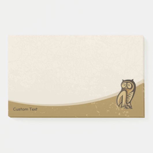 Owl Symboolkleur Post-it® Notes (Voorkant)