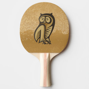 Owl Symboolkleur Tafeltennisbatje