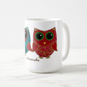 Owl t'aime MUG CAFÉ (Devant droit)