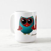 Owl t'aime MUG CAFÉ (Devant gauche)