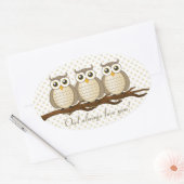 Owl t'aime toujours | Sticker (Enveloppe)