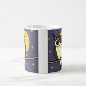 Owl tegen de Night Sky Koffiemok (Center)