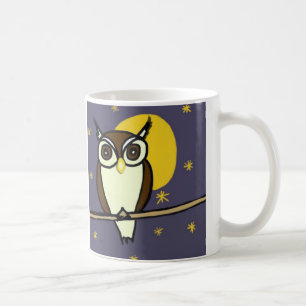 Owl tegen de Night Sky Koffiemok