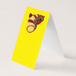 Owl Tent Folded Visitekaartjes