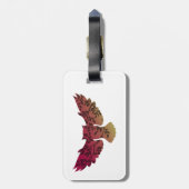 Owl Tree Bagagelabel (Achterkant verticaal)