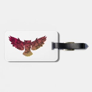 Owl Tree Bagagelabel