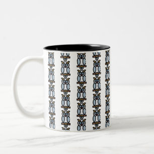 Owl Tweekleurige Koffiemok