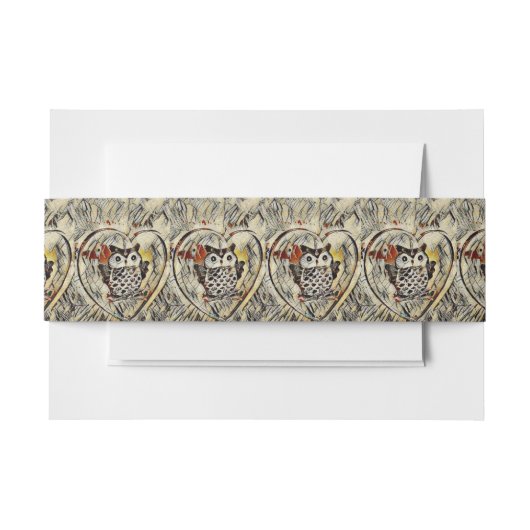 Owl Uitnodigingen Wikkel (Voorkant Voorbeeld)