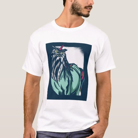 Owl Unicorn T-shirt (Voorkant)
