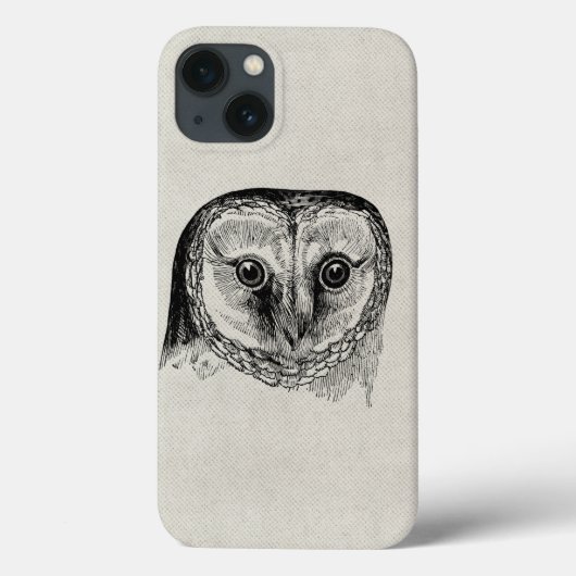 Owl Vintage Case-Mate iPhone Case (Achterkant)