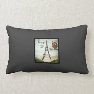 Owl Visits Paris, Part Deux - The Lumbar Support! Kussen