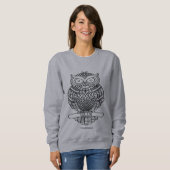 Owl (vivid) - Sweatshirt féminine (Devant entier)