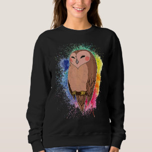 Owl vogelornitholoog bioloog Night Cu Trui