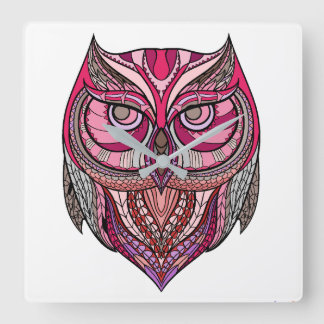 Owl wall klok