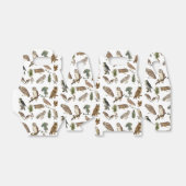  owl Waterverf Forest Pattern Bedankdoosjes (Uitgevouwen)