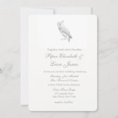 Owl Wedding Invitations Kaart (Voorkant)
