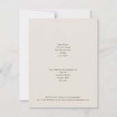 Owl Wedding Save The Date (Achterkant)